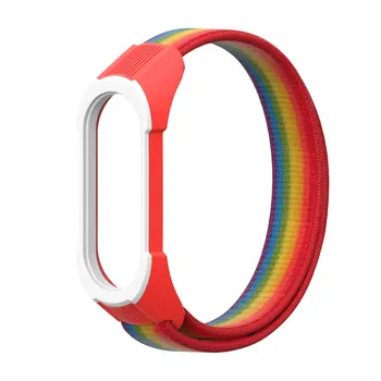 

Strap For Xiaomi Mi Band 5 NFC Global Bracelet Mi Band 4 Band 3 Correa Nylon Wristband Breathable Band For Xiao Mi Miband 5 4 3