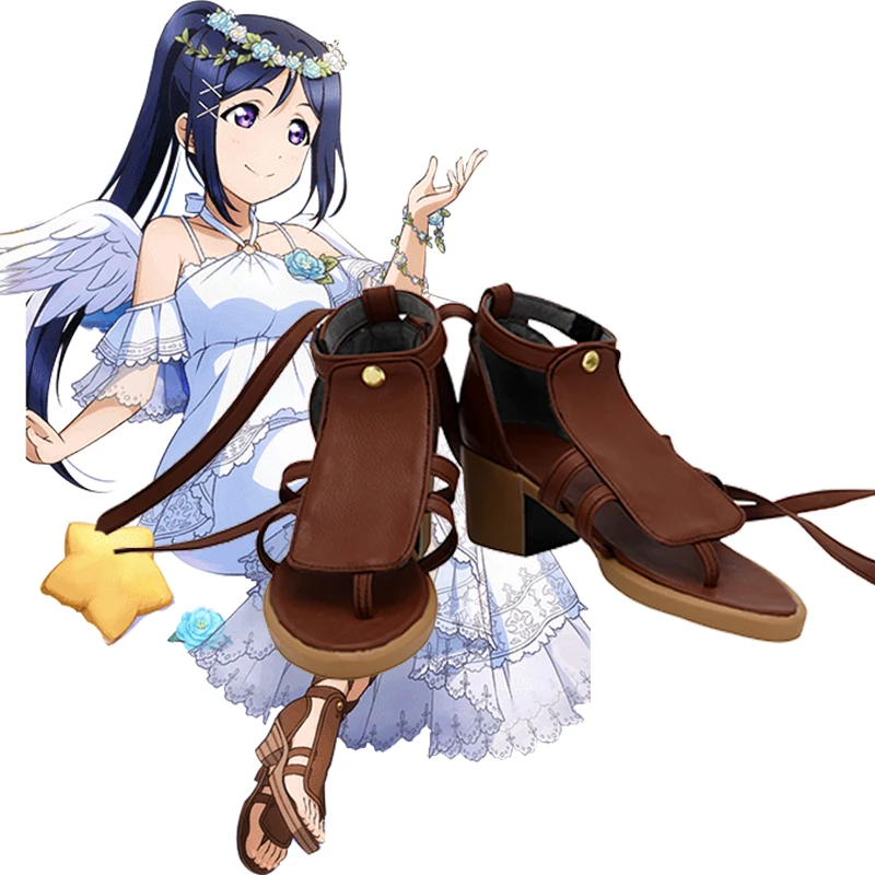Обувь для костюмированной вечеринки lovelive sunshine Aqours Kanan Matsuura angel Аниме love live Ботинки