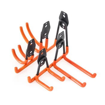 

Heavy Duty Wall Hook Easy Installation Wall Mount Hanging Hooks 8pcs Multifunctional Tool Organizer Rust Resistant Double Hooks