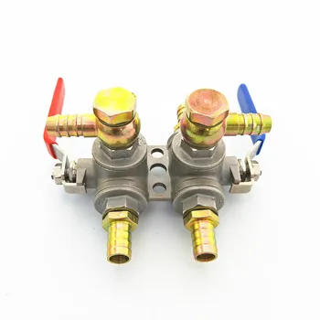 

Six way ball valve for truck fuel tank heater preheater switching valve selector valve double switch with base Cast steel