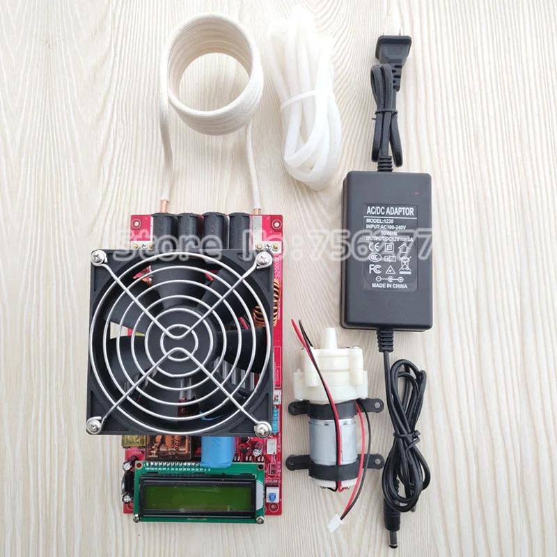 US $101.00 2000W ZVS High Frequency Induction Heater Module Flyback Driver Heater Good Heat Dissipation CoilPump Power AdapterCrucible