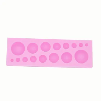 

New Bead Size 8 Even Hemispherical Silicone Mold 15-437