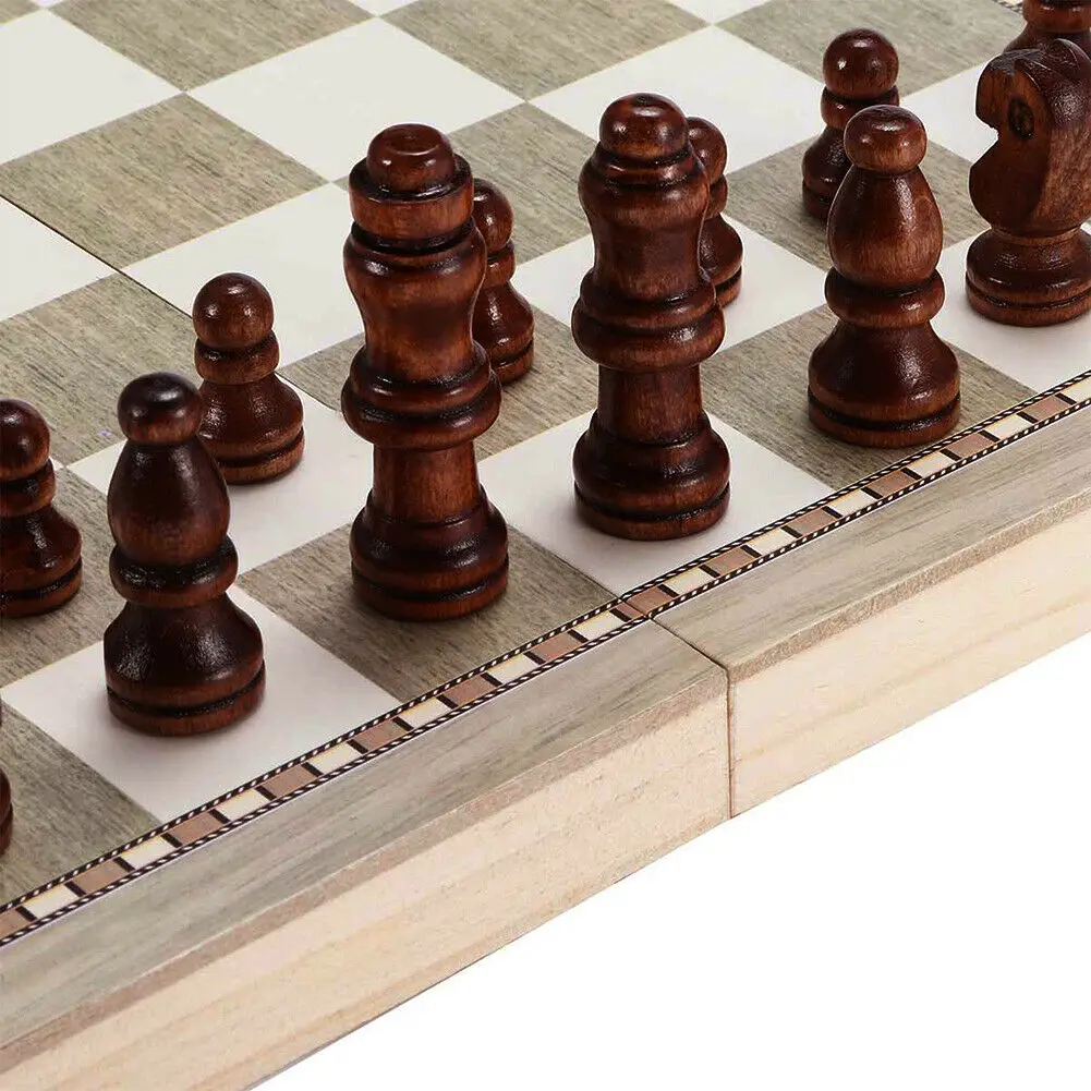 Складной деревянный набор с шахматной доской 3 в 1 игры складные шахматы нарды шашки игрушка развлекательная Игра Подарок Индивидуальные шахматы