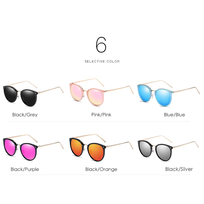 Classic italy design womens sunglasses plastic frame metal temples fashion polarised sun glasses for woman oculos feminino