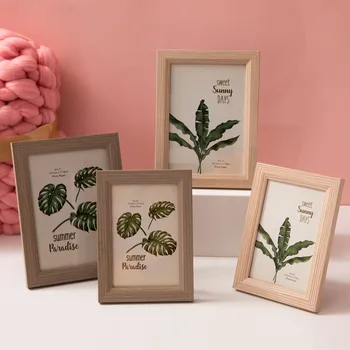 Kaufen Schreibtisch Foto Rahmen Tisch Holz Bilderrahmen 6 Inch 7 Inch Foto Studio Dekoration Moderne Rahmen Für Bild Wohnzimmer Decor