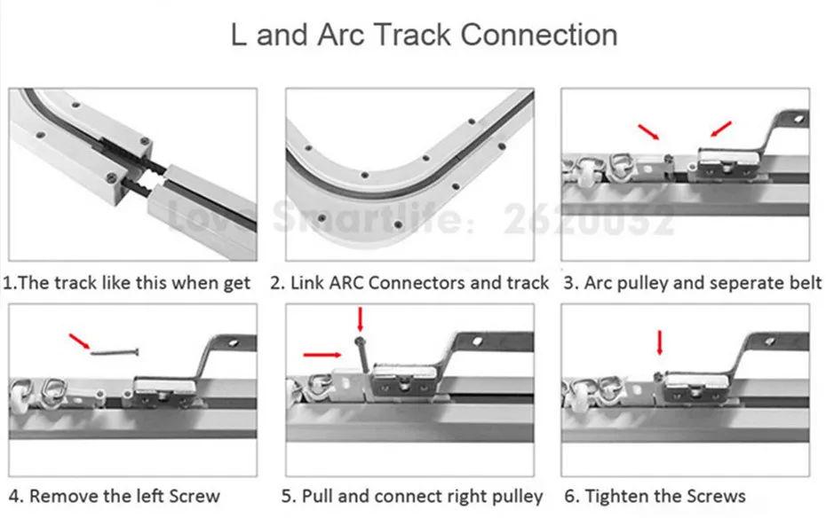 xiaomi Super Silent Curtain Track+Aqara B1 Li battery Motor,Mi Home App Apple Homekit,Smart Curtain Rails Control System,Mijia Smart Curtain System, Siri Voice Control -29