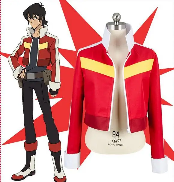 

Voltron Defender Of The Universe Cosplay Keith Red Short Jackets Casual Coat Costume Halloween Party Wear Outfit