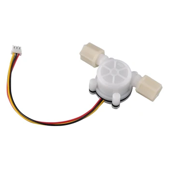 

New 1pcs Liquid Water Flow Sensor Meter Counter Flowmeter 0.3-6L/min #