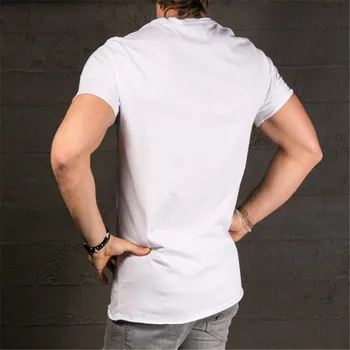 

10472-New men's cotton short-sleeved T-shirt men's loose lapel polo shirt