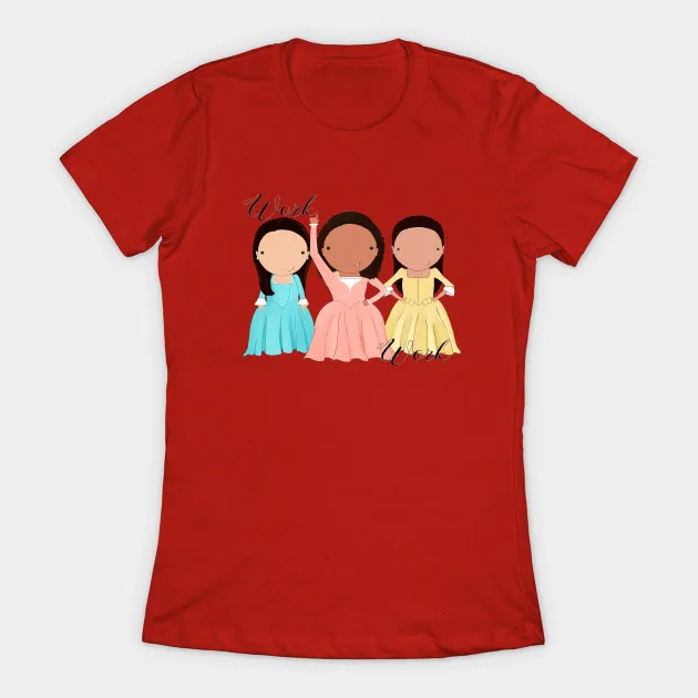 Hamilton Musical Schuyler Sisters Work женская футболка
