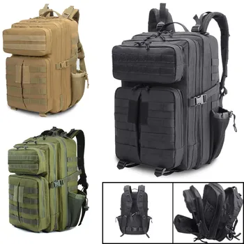 

Outdoor Hiking Sports Backpacks Unisex Military Multi-Function Men's Large Capacity Waterproof Shoulder Multi-layer Packages