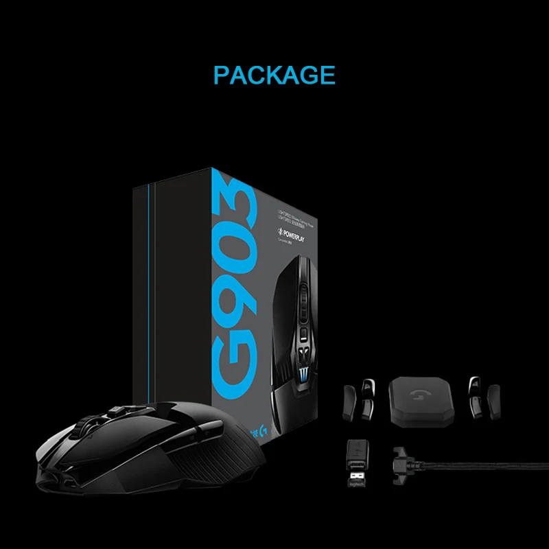 Беспроводная игровая мышь logitech G903 LIGHTSPEED 2,4 ГГц, настоящая оптическая мышь 12000 dpi для ноутбука, геймера, эргономичная, официальный тест агентства