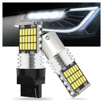 

1Pc 1156 7440 T15 BA15S R5W R10W 4014 LED 45SMD Auto Brake Light Car DRL Driving Lamp Reverse Bulbs Turn Signals Amber Red White