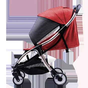 

Baby stroller lightweight folding umbrella can sit and lay portable kids bb travel trolley shock absorber