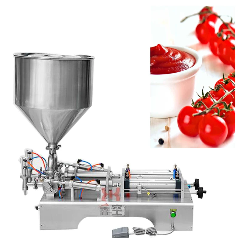 

Commercial paste filling machine peanut butter tomato sauce stainless steel quantitative filling machine