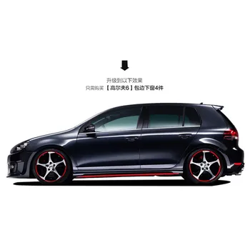 

High-quality stainless steel Strips Car Window Trim Decoration Accessories Car styling 4pcs For 2010-2013 Golf 6