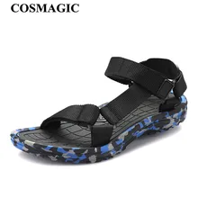 COSMAGIC/ г.; модные мужские пляжные сандалии; Летние Нескользящие повседневные уличные шлепанцы; обувь высокого качества