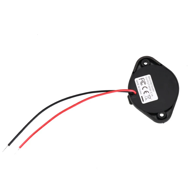 Dual USB Charging Car Charger Power Outlet for 12V 24V Auto Motorcycle