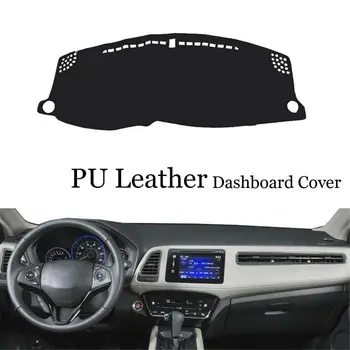 

For Honda Vezel HR-V Dashboard Console Cover PU Leather Protector Sunshield Pad