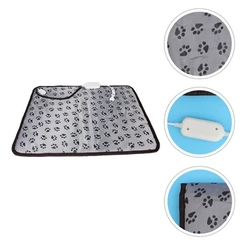 

1PC Pet Electric Blanket Waterproof Pet Heating Pad Anti-bite Pet Heating Mat Dog Electric Blanket Adjustable Temperature Pet Pa