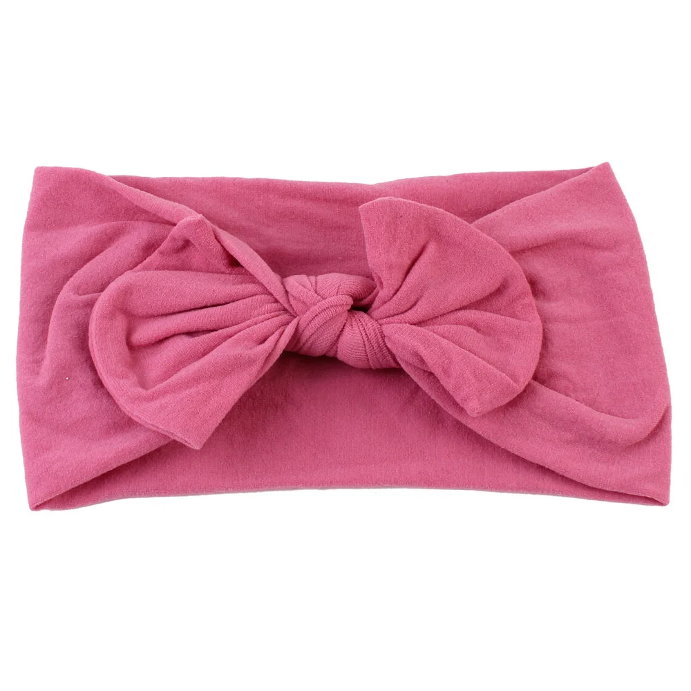 2020 Newborn Toddler Baby Girls Head Wrap Rabbit Big Bow Knot Turban Headband Hair Accessories For 0-2Y Babies Bebe Kids Gifts newborn socks for babies