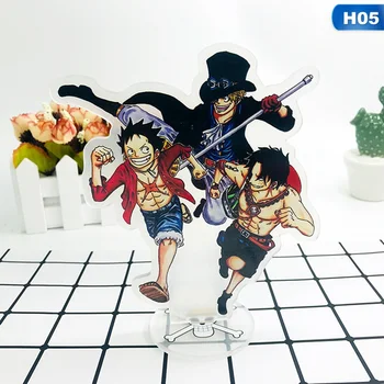 

11 Styles Anime One piece Acrylic Stand Model Toys Luffy Zoro Nami Action Figure Pendant Toy Double-side Gift