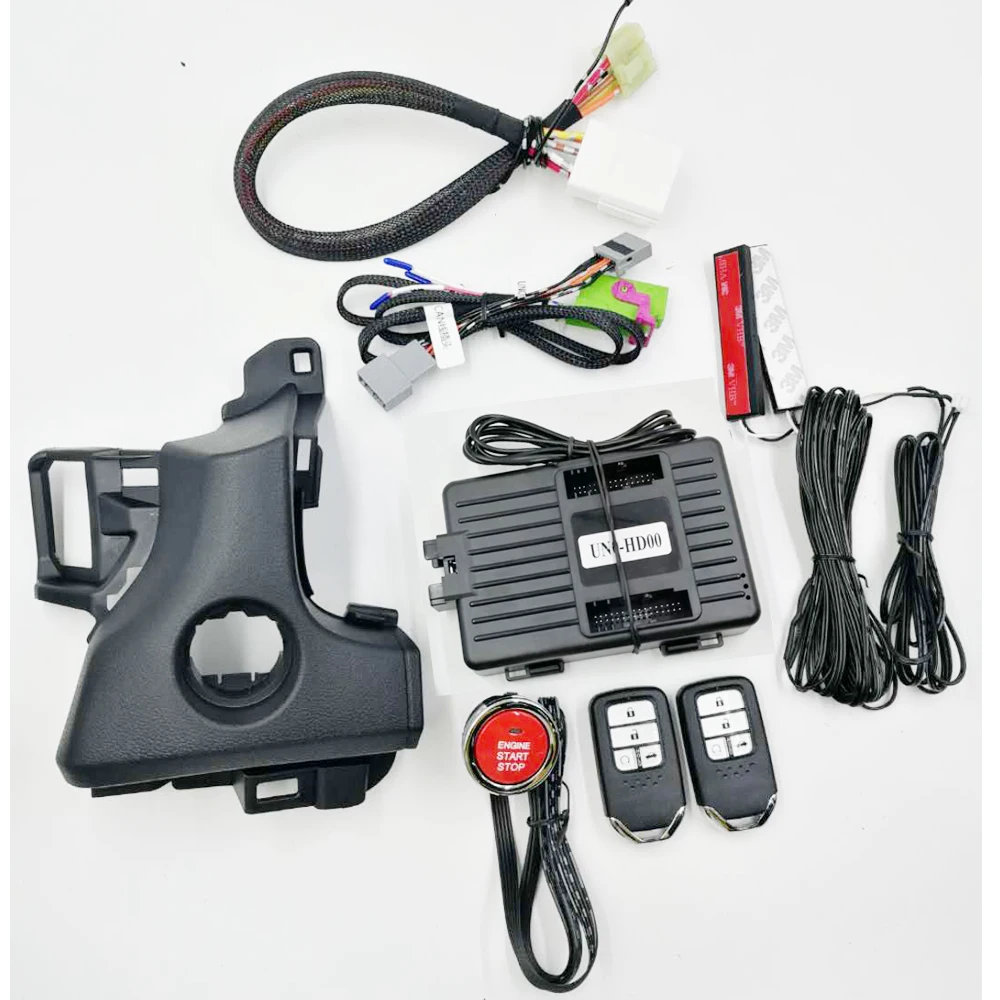 ForHondaCRV2017to2021AddPushButtonStartStopCarAlarmPhone