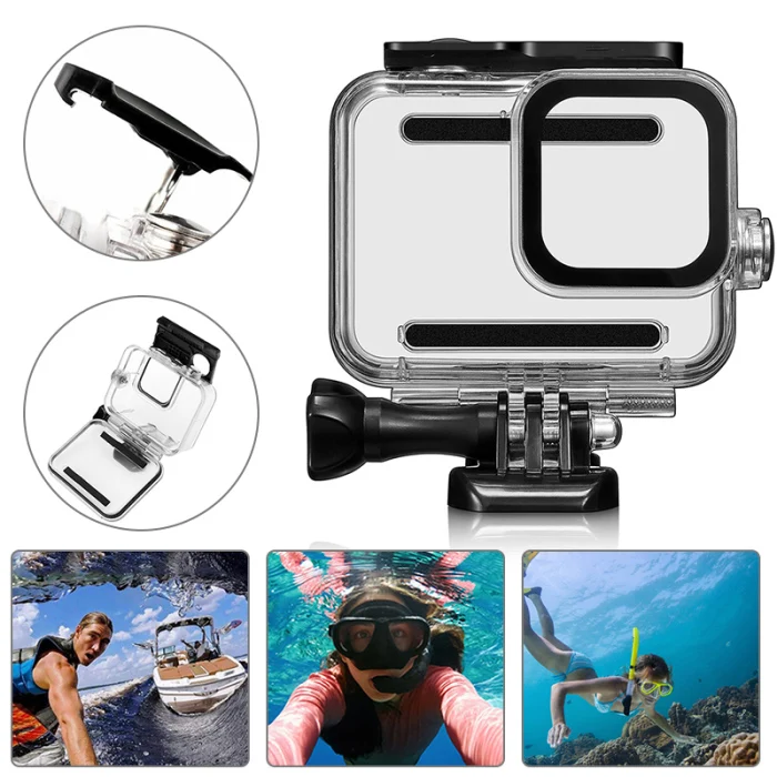 Экшн-камера водонепроницаемый чехол s Дайвинг защитный чехол для Gopro Hero 8