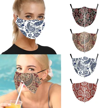 

1PC Fashion Unisex Washable Reusable Protective Face Mask With Zipper PM 2.5 Dust Mouth Cover Washable Reusable Mouth Mask 2020