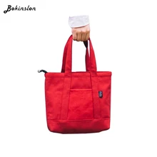 Bokinslon Холщовая Сумка для покупок, простая сумка на плечо, модная женская Повседневная художественная сумка с большой вместительностью, диагональная женская сумка