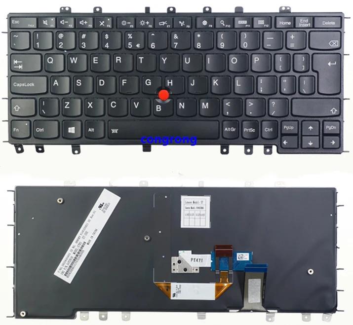Английская клавиатура с подсветкой для Lenovo Thinkpad S1 Yoga S240 12 подсветка Teclado 04Y2649 04Y2945