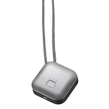 

2Pcs Personal Wearable Air Purifier Necklace Mini Portable Air Freshener Ionizer Negative Ion Generator