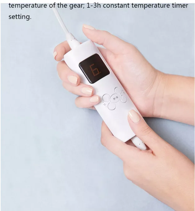 Xiaomi Mijia Qindao электрическое многоцелевое одеяло 220 В 6 передач подогрев одеяло с электрическим подогревом ковер с подогревом для спальни