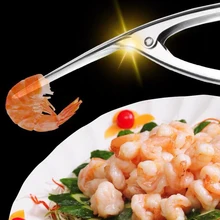 

1pcs Stainless Steel Prawn Peeler Shrimp Deveiner Peel Device Creative Kitchen Tools Portable Shrimp devein sheller Convenience