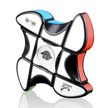 Qiyi Mofangge 133 Magic Cube Windmill Spinner 1x3x3 Puzzle Magic Cube Speed Fingertip Gyro Twist Anti-stress Cube 1