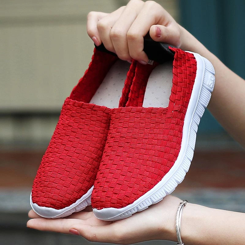 womens red designer trainers