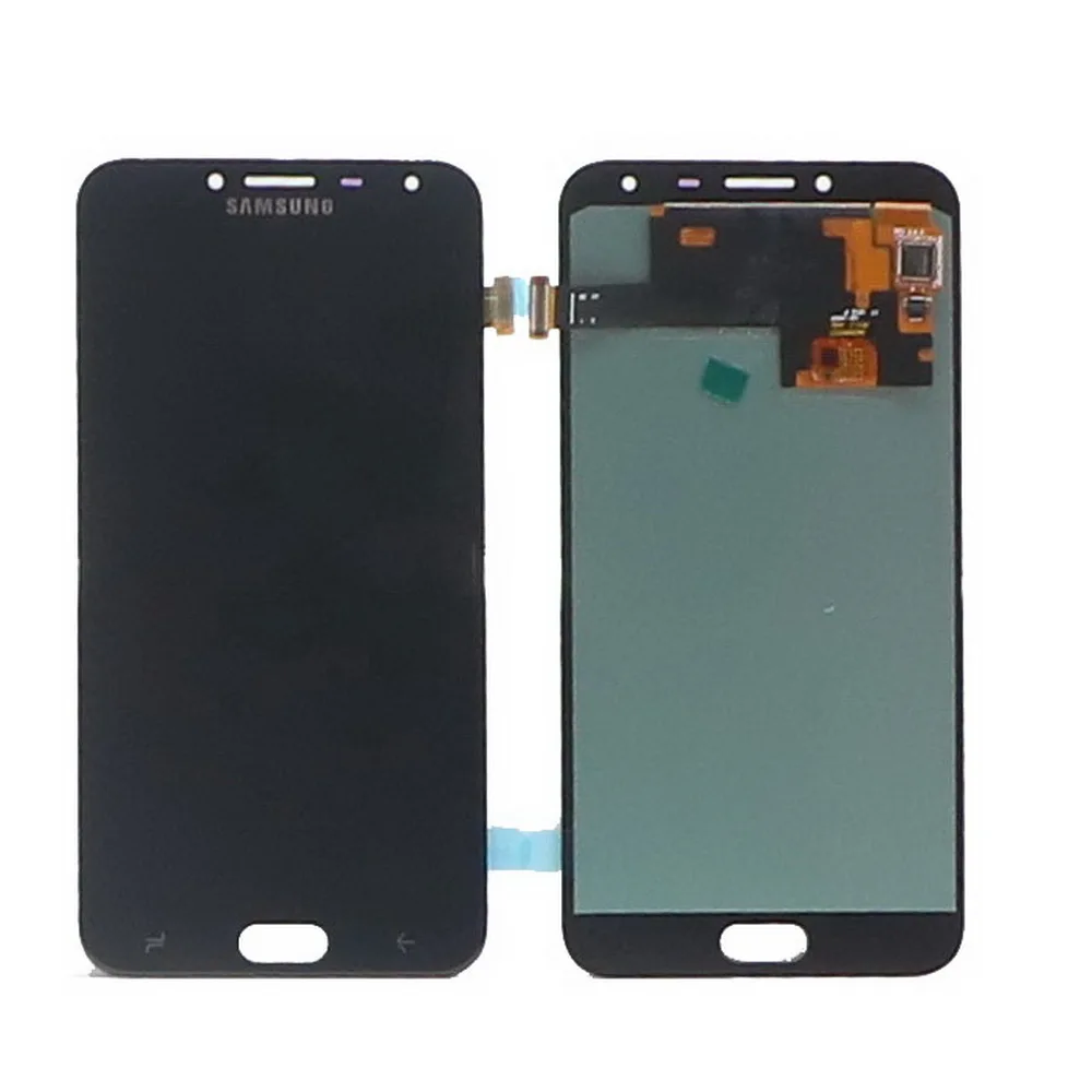 Для samsung Galaxy J4 J400 J400F J400G/DS SM-J400F ЖК-дисплей кодирующий преобразователь сенсорного экрана в сборе с регулировкой яркости с рамкой