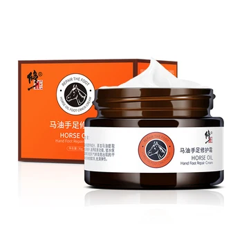

New Horse Oil Hand Foot Repair Cream Moisturizing Anti-crack Anti-Dryin Exfoliation Hand Foot Cream