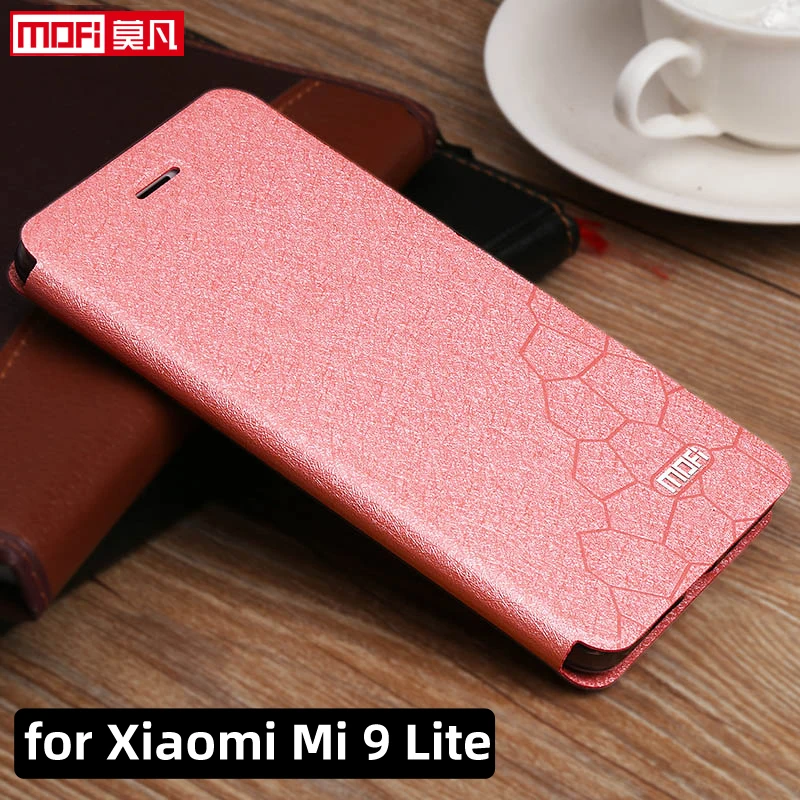 Флип чехол для xiaomi mi 9 lite, противоударный кожаный чехол с подставкой mofi, Роскошные блестящие fundas xiaomi mi 9 lite|Чехлы-книжки| | АлиЭкспресс