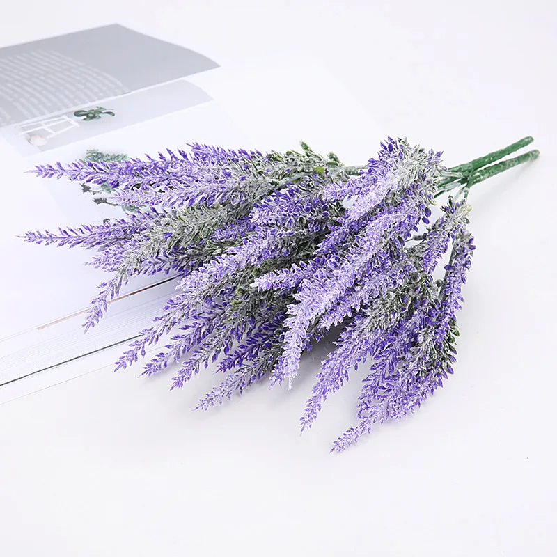 

Romantic Artificial Flowers Grain Decorative Simulation Of Aquatic Plants Provence Decoration Lavender Flower SilK
