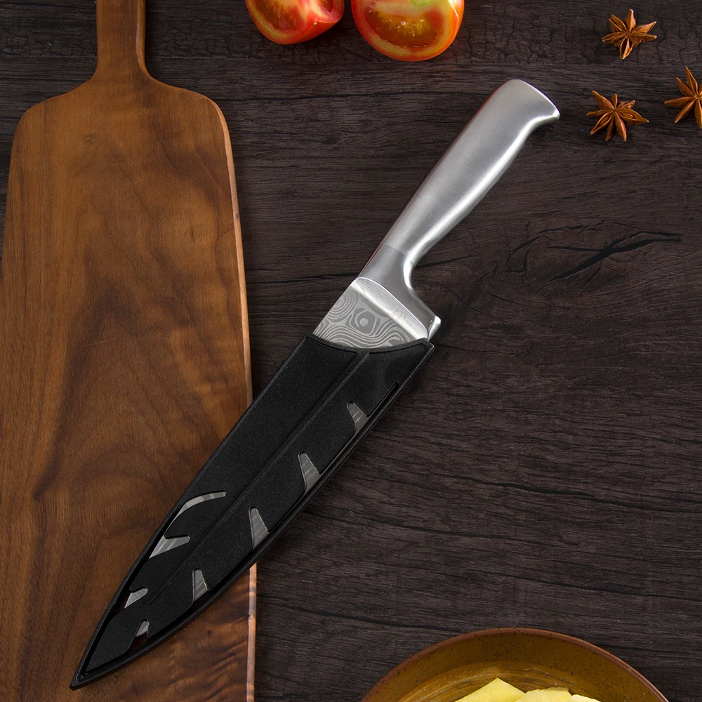 XYj набор кухонных ножей из нержавеющей стали нож для очистки овощей Santoku нарезки