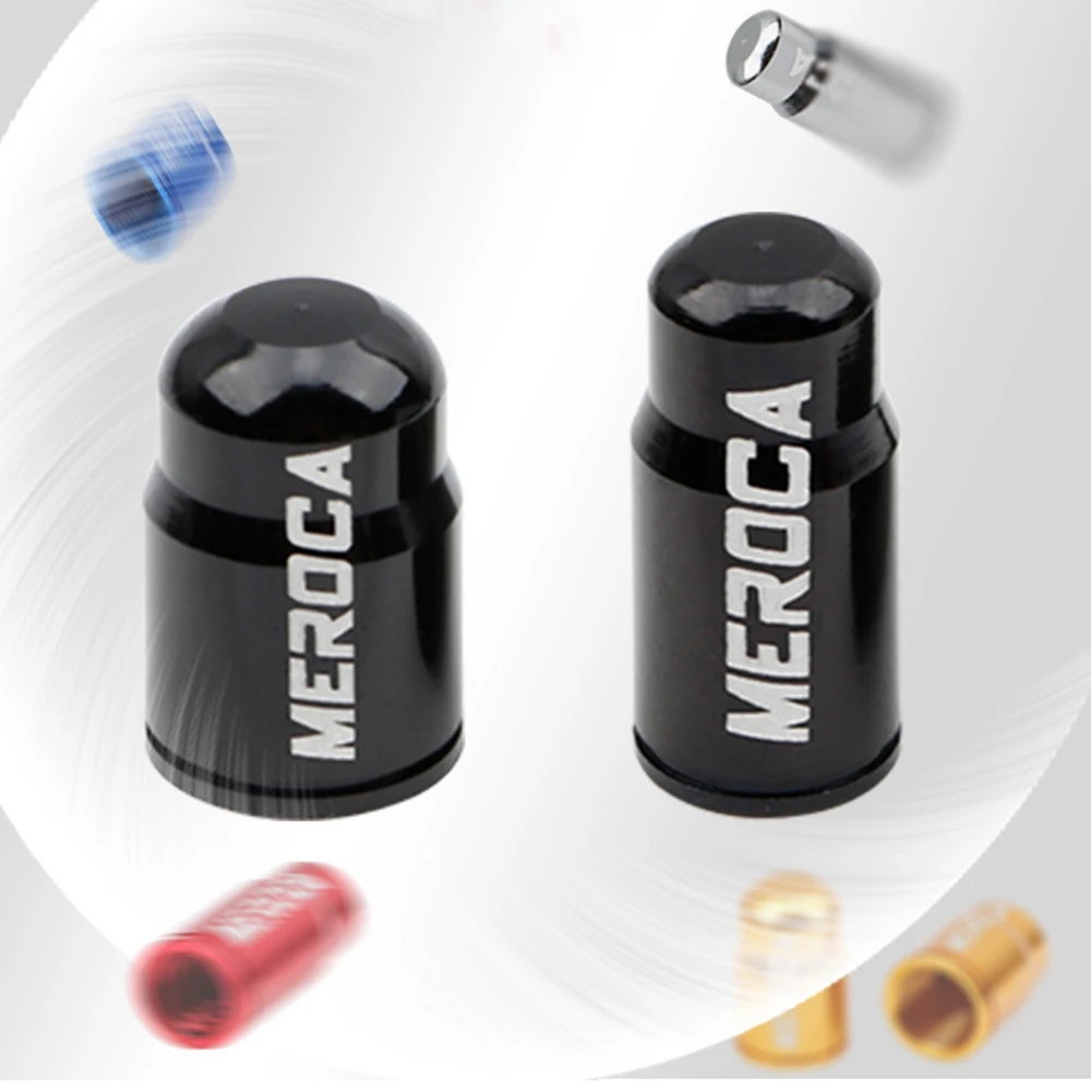 1Pair Aluminum Alloy Bicycle Valve Cap Schrader/Presta Valve Dust Cover MTB Mountain Road Bike Protector Accessories