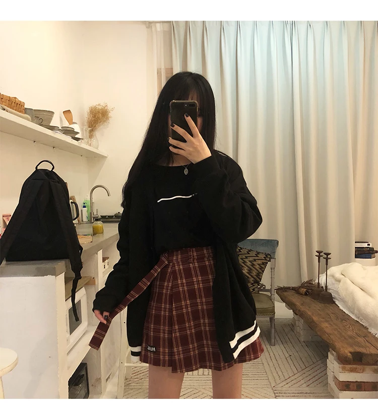 ladies clothes 2021 autumn and winter High Waist Shorts Skirts Womens Korean preppy style girl school plaid Shorts womens bike shorts