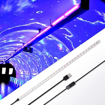 

USB 5V LED UV Light Sterilizer Strip Lights Kitchen Bedroom Hospital SMD5050 UVC Disinfection Tape Kill Mite