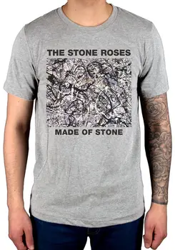 

The Stone Roses Made Of Stone T-Shirt Grey Begging You Second Coming Fashion Men top tee