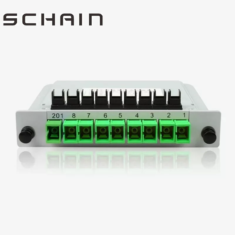 SC APC PLC 1X8 распределитель волоконно оптический блок FTTH Разделитель с разделитель