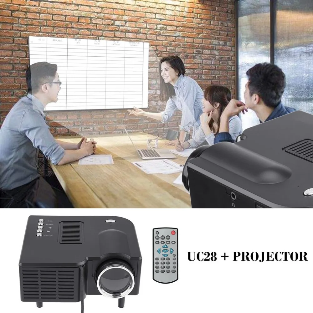 Мини Портативный светодиодный проектор 1080P lcd мультимедийный домашний кинотеатр USB TF светодиодный проектор для домашнего использования дропшиппинг