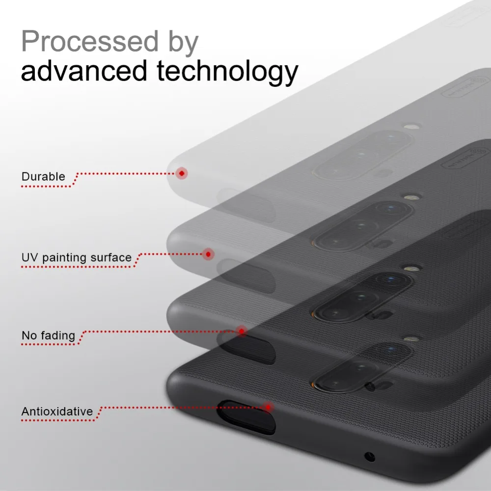 Для Oneplus 7T 7 Pro чехол Nillkin Super Frosted Shield Жесткий ПК Тонкий чехол-накладка для OnePlus 7T 7 Pro 6 6T 5 3 5T чехол для телефона