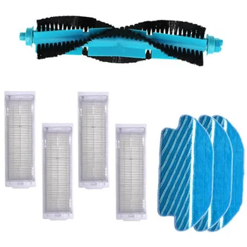 

Side Brush Mop Pad Roller Brush HEPA Filter Accessory for Cecotec Conga 3290 3490 3690 Vacuum Cleaner