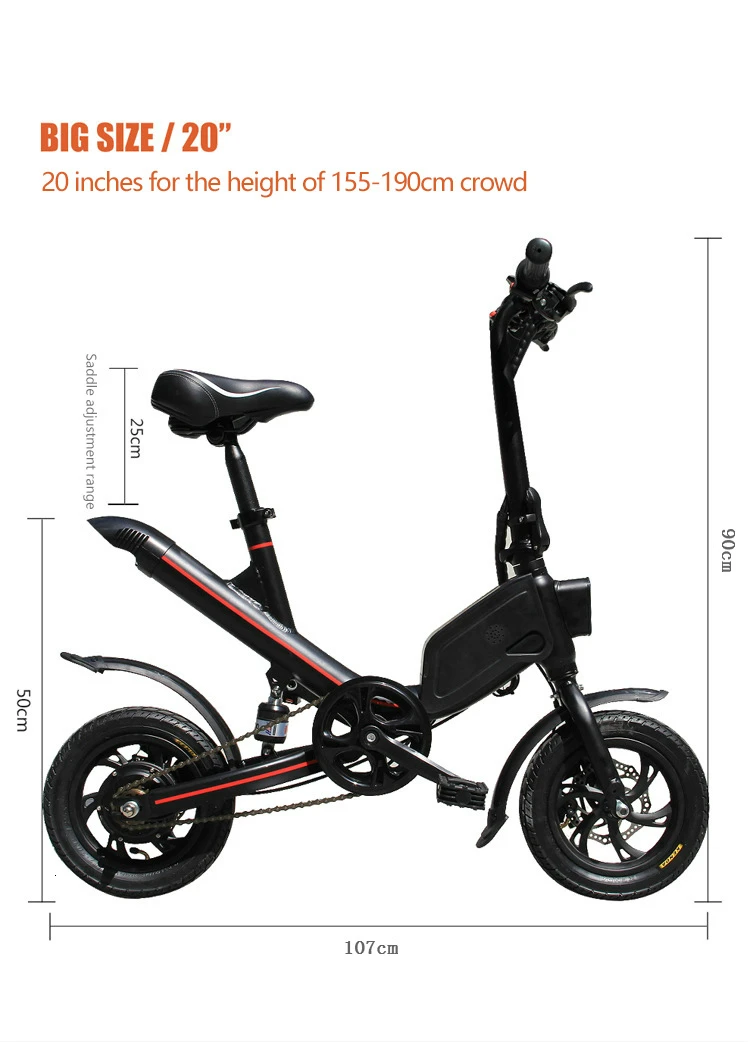 Flash Deal LOVELION 12/14 inch Adult Portable Mini foldable electric bike 36V 350W Driving Bicycle convenient folding ebike Battery bikes 16